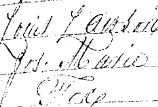 Baptism Record - Louis Lawson Joseph Fox