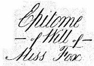 Last will of Sophia James Fox (1798-1875)