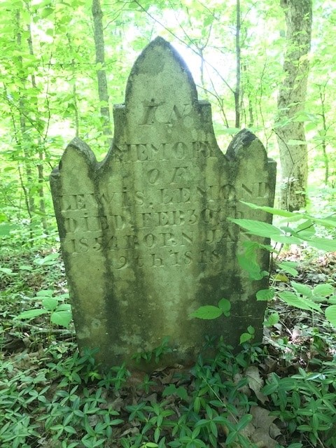 Headstone Lewis Lemond